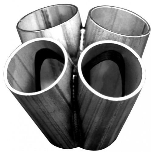 BLOX Racing T3 & T4 Dual Pattern Inlet Flange - Open